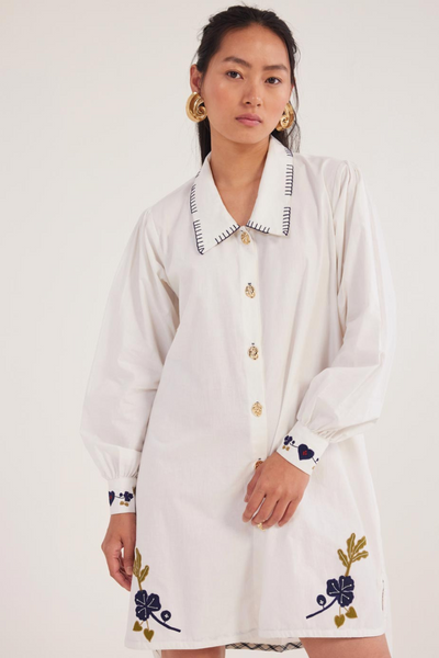 Kiji Shirt Dress and Bib Set