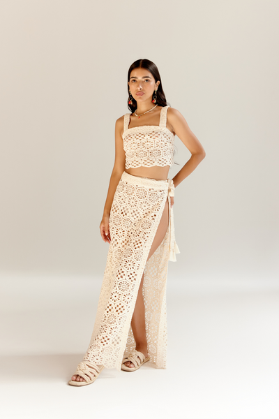 Magda Skirt - White