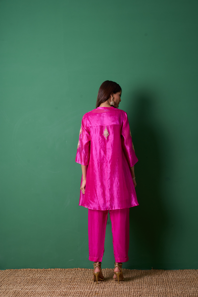 Paradise Kurta Set - Pink
