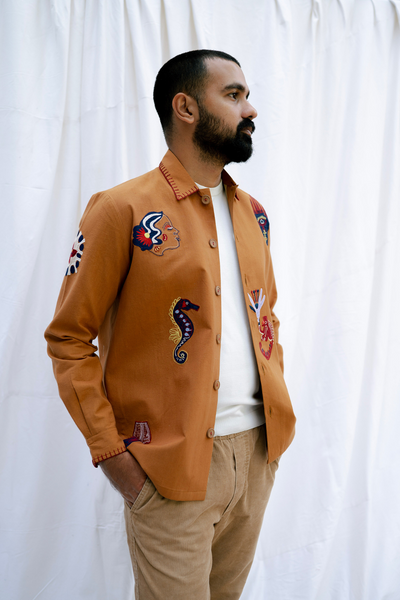 MAYAN APPLIQUE JACKET