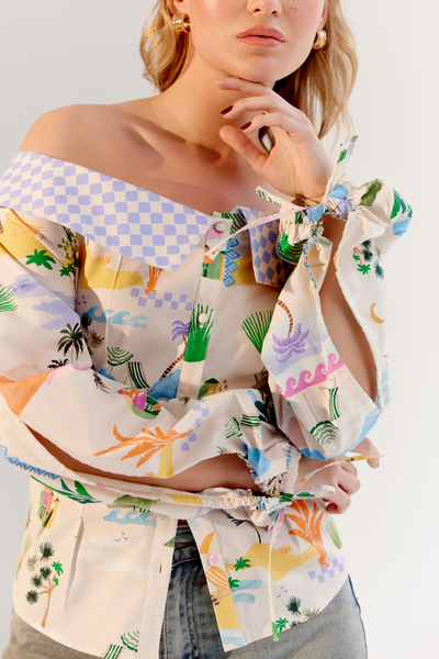 Sage Shirt - By the Sea