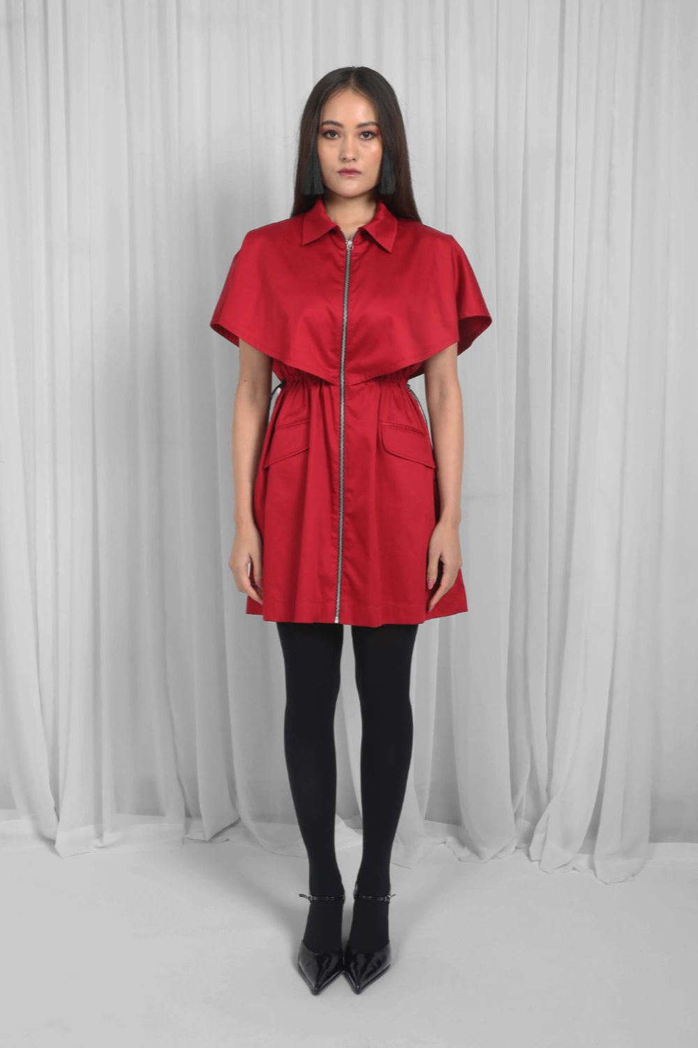 Capri Dress-Red