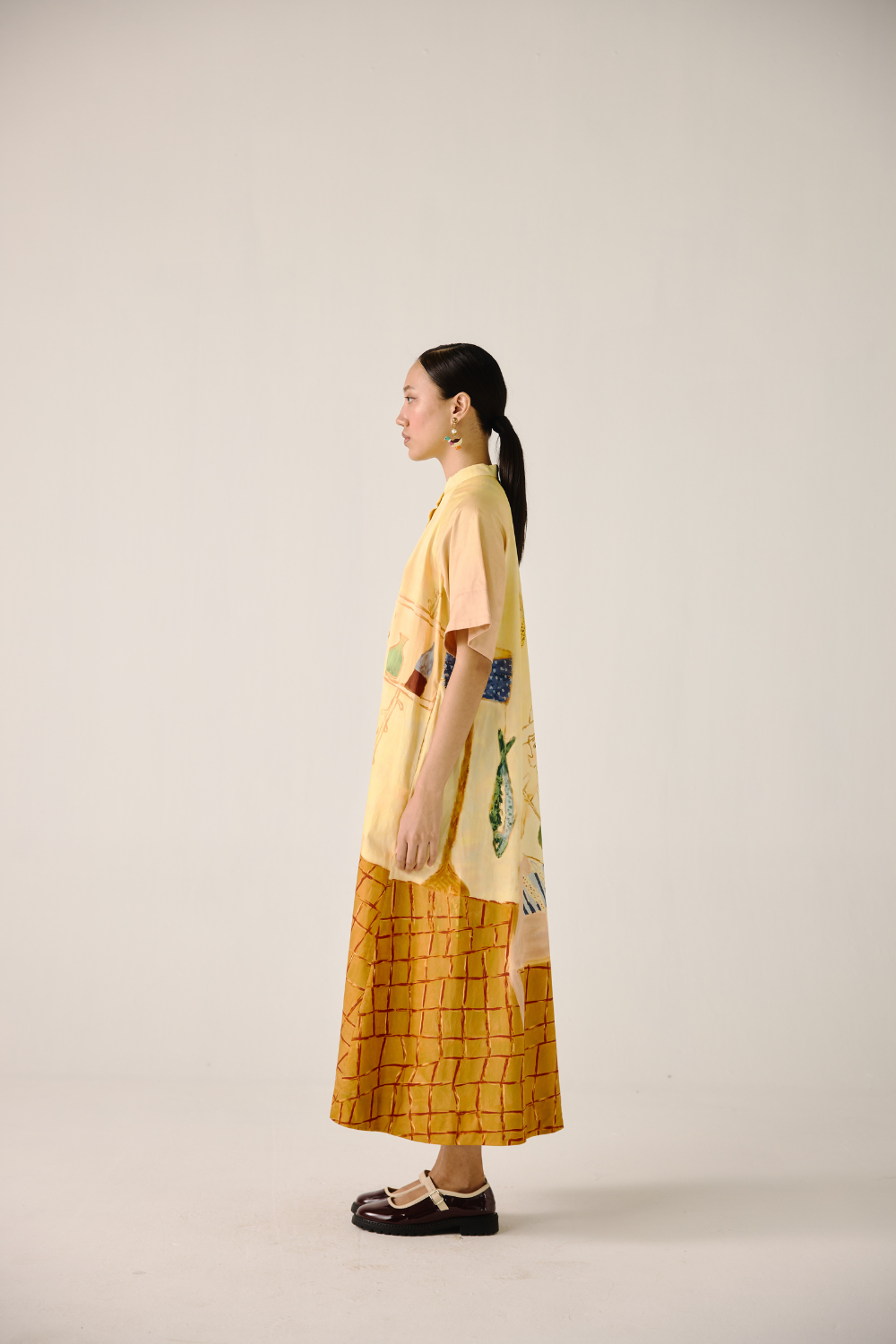 A-Line Long Dress - Fisherman