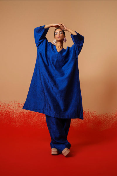 Petal Pants-Electric Blue