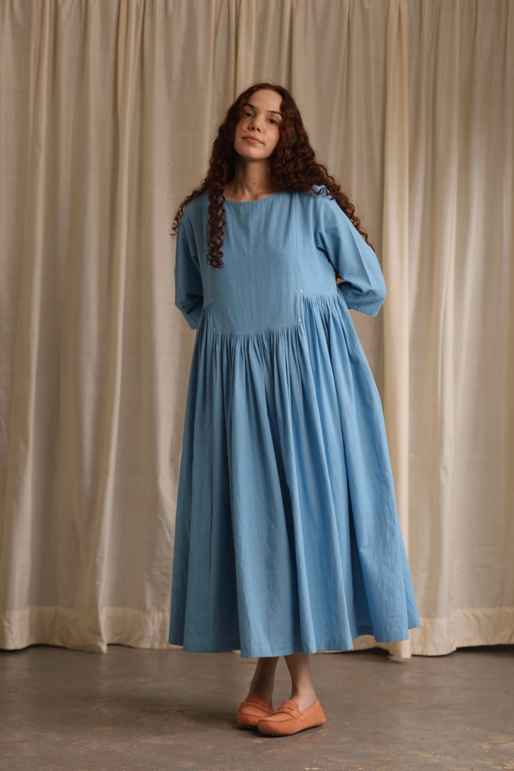 Bonnie Dress - Cornflower