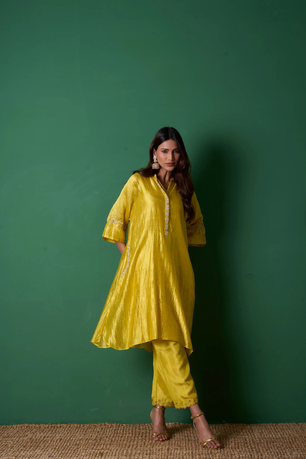 Radiance Kurta Set - Yellow