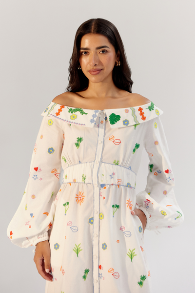 Sage Midi - White
