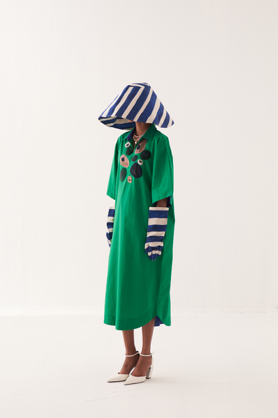 Emerald Embroideried Dress