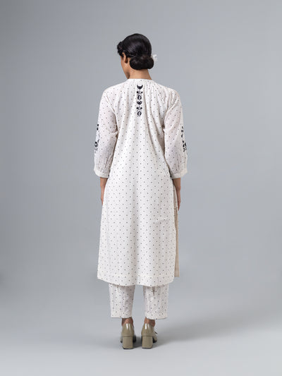 Souma Kurta-Natural Black