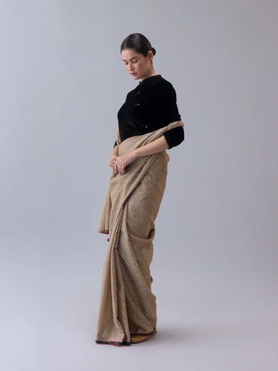Namjar Saree-Grey