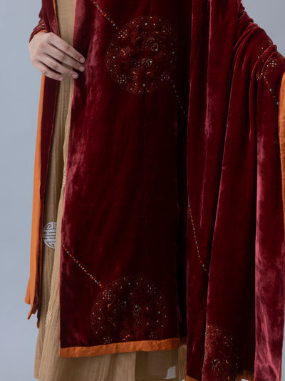 Hemis Shawl-Red
