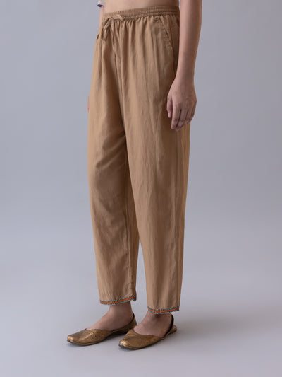 Annam Trousers-Beige