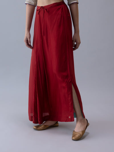 Lhaden Skirt-Deep Red