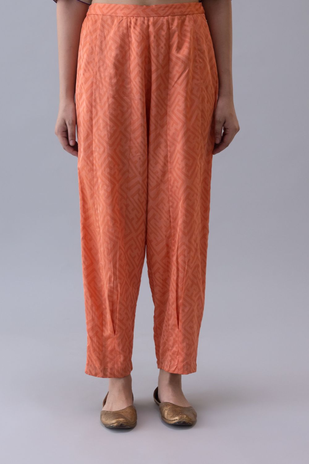 Tselung Trousers-Peach