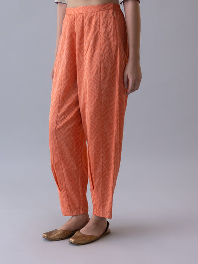 Tselung Trousers-Peach