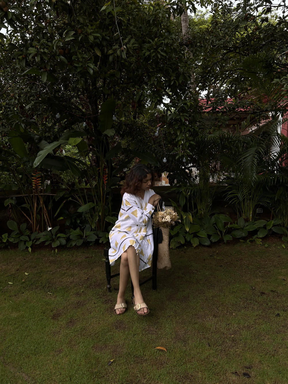 Florence Dress-Yellow Tribal