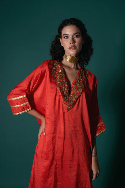 Hana silk and tissue kurta set