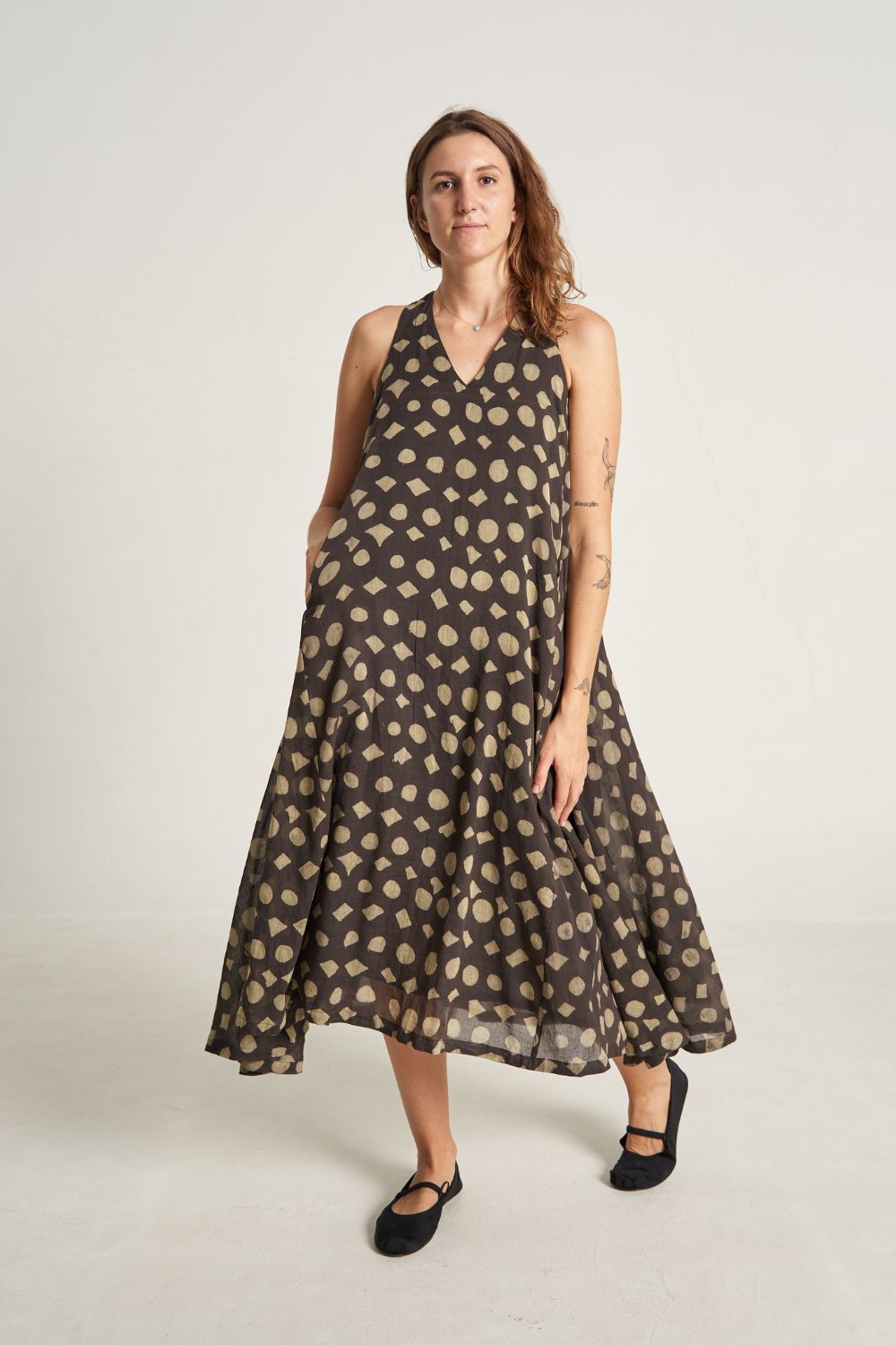 Doodle Polka Holiday Dress