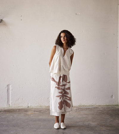 Ivory Bloom Blouse