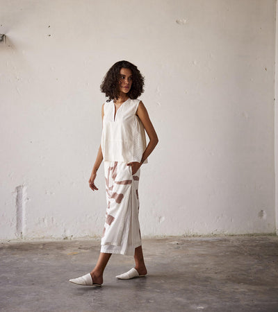 Ivory Bloom Blouse