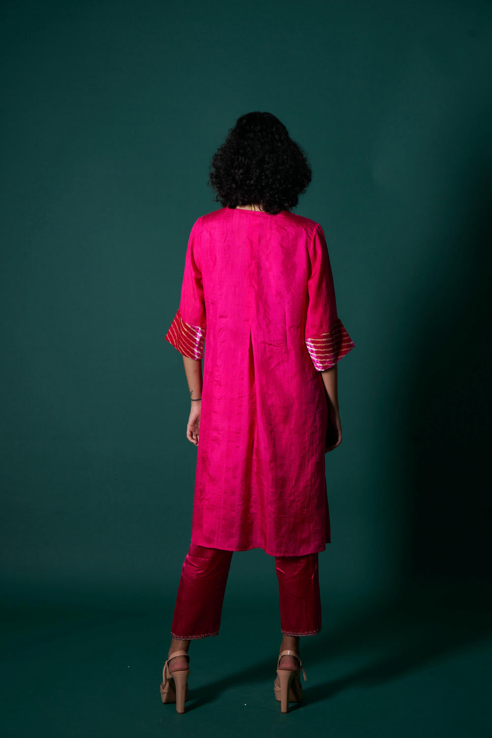 Jess silk and tissue kurta set