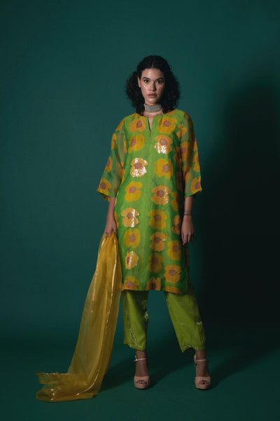 Tarina silk organza kurta set