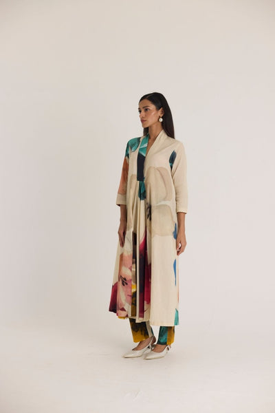 LILA LONG V NECK KURTA