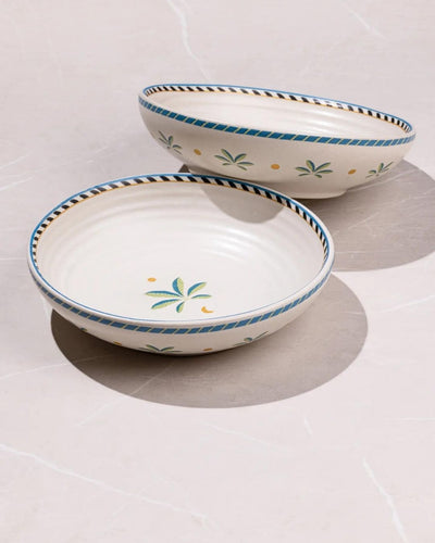 Mirissa Shallow Bowls - set of 2
