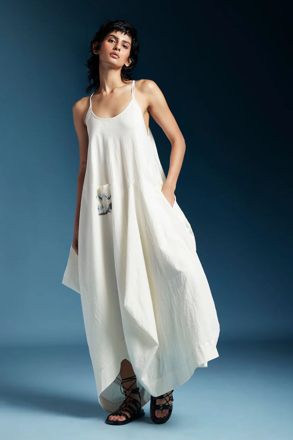 Amanda Dress-White