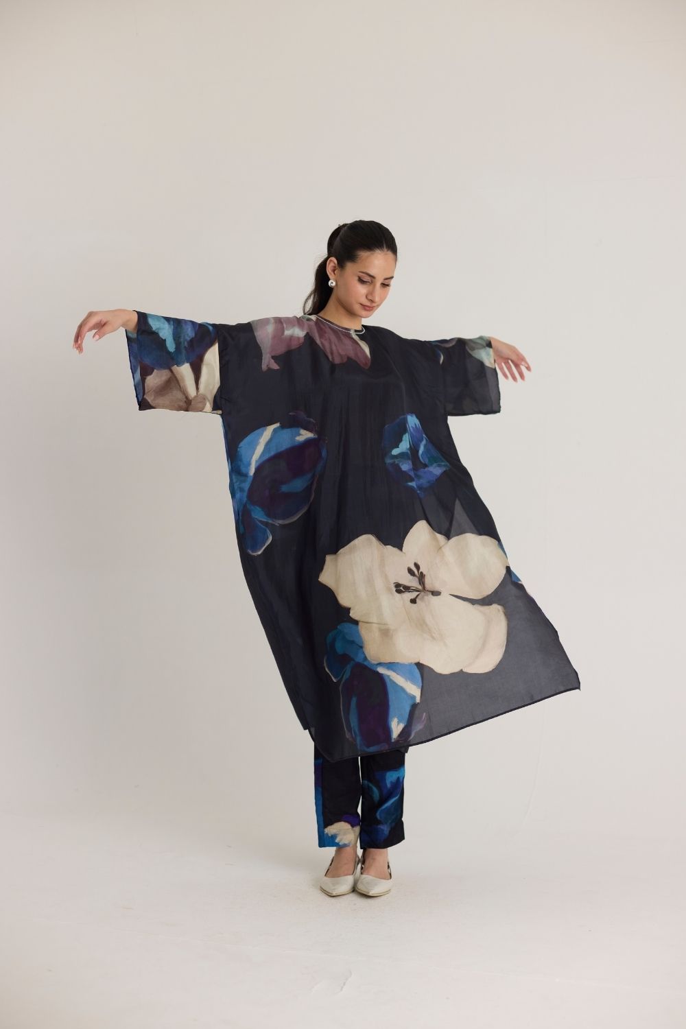 ROCCO SILK KAFTAN SET