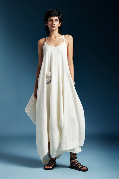 Amanda Dress-White
