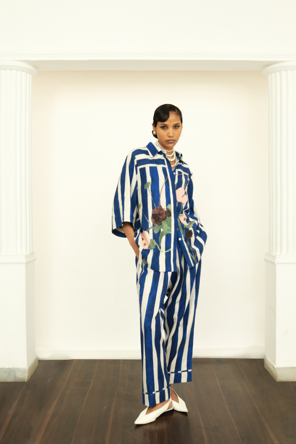 Prussian Stripes Shirt Set
