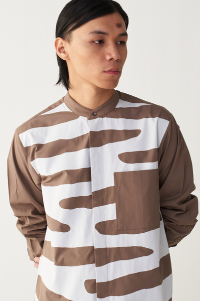 ABSTRACT APPLIQUÉ SHIRT