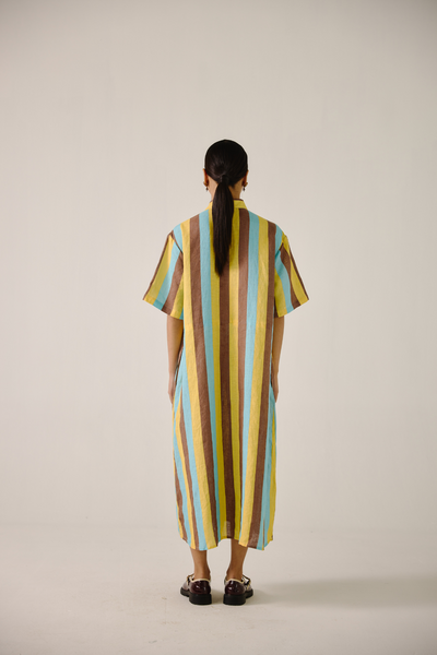 Ava Dress - Striper Print