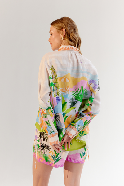 Fleur Shirt - By the Sea