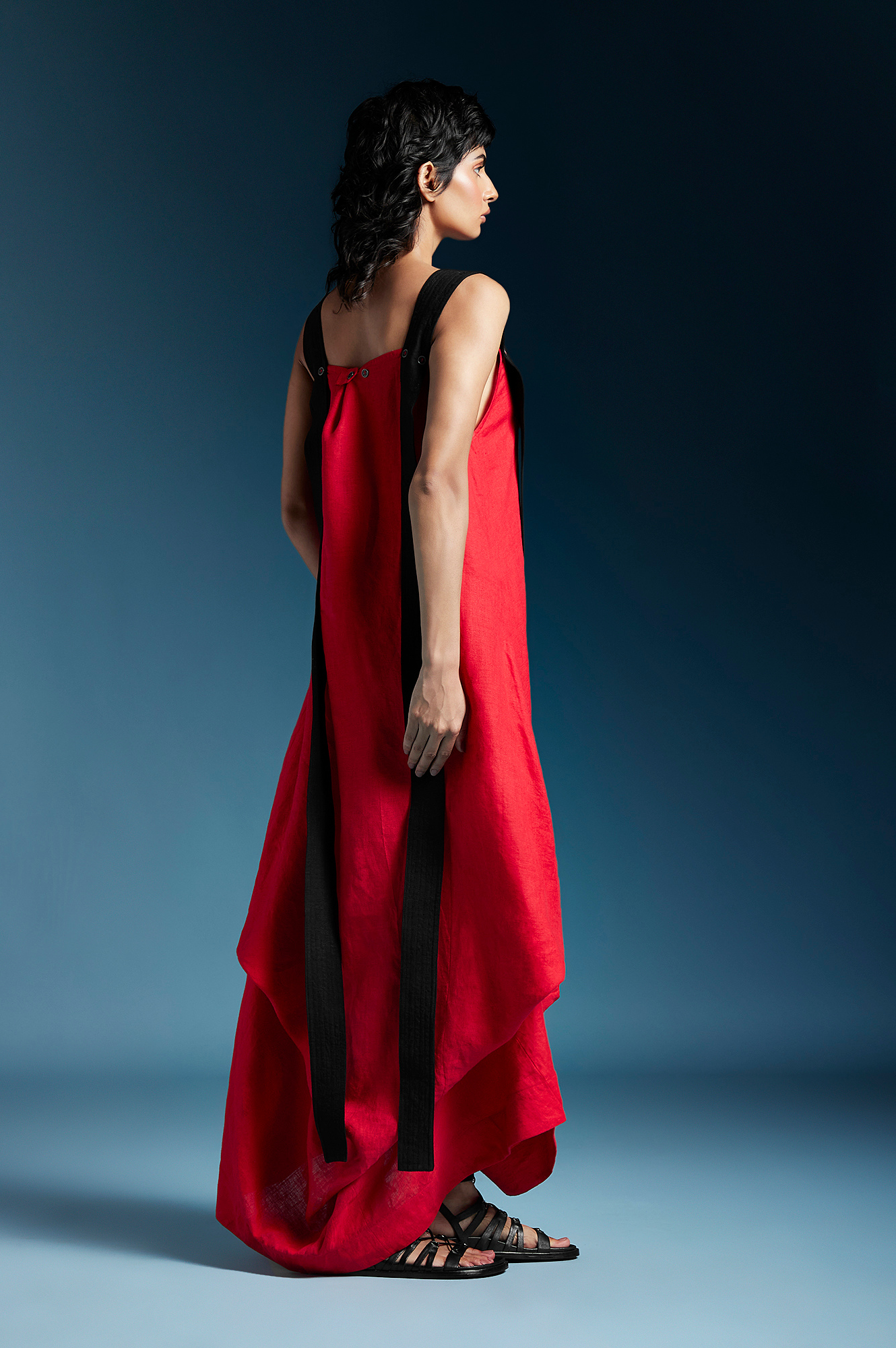 Sienna Dress-Red