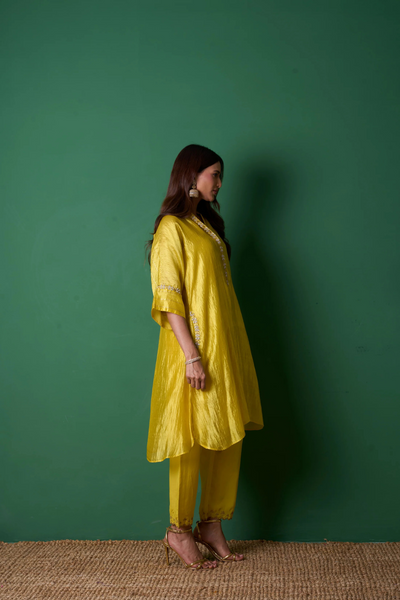 Radiance Kurta Set - Yellow