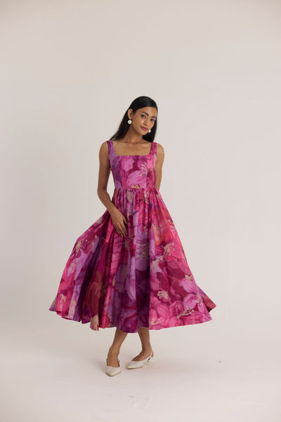 VIOLET CHERRY DRESS