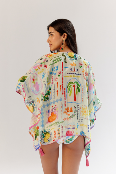 June Coverup (Short) - Postcard