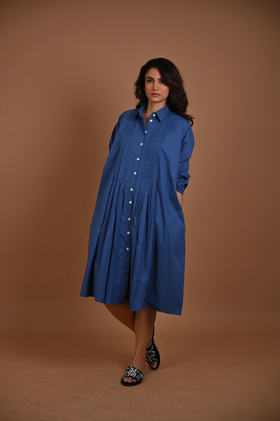 NOMAD DRESS - BLUE