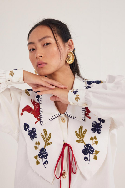 Kiji Shirt Dress and Bib Set