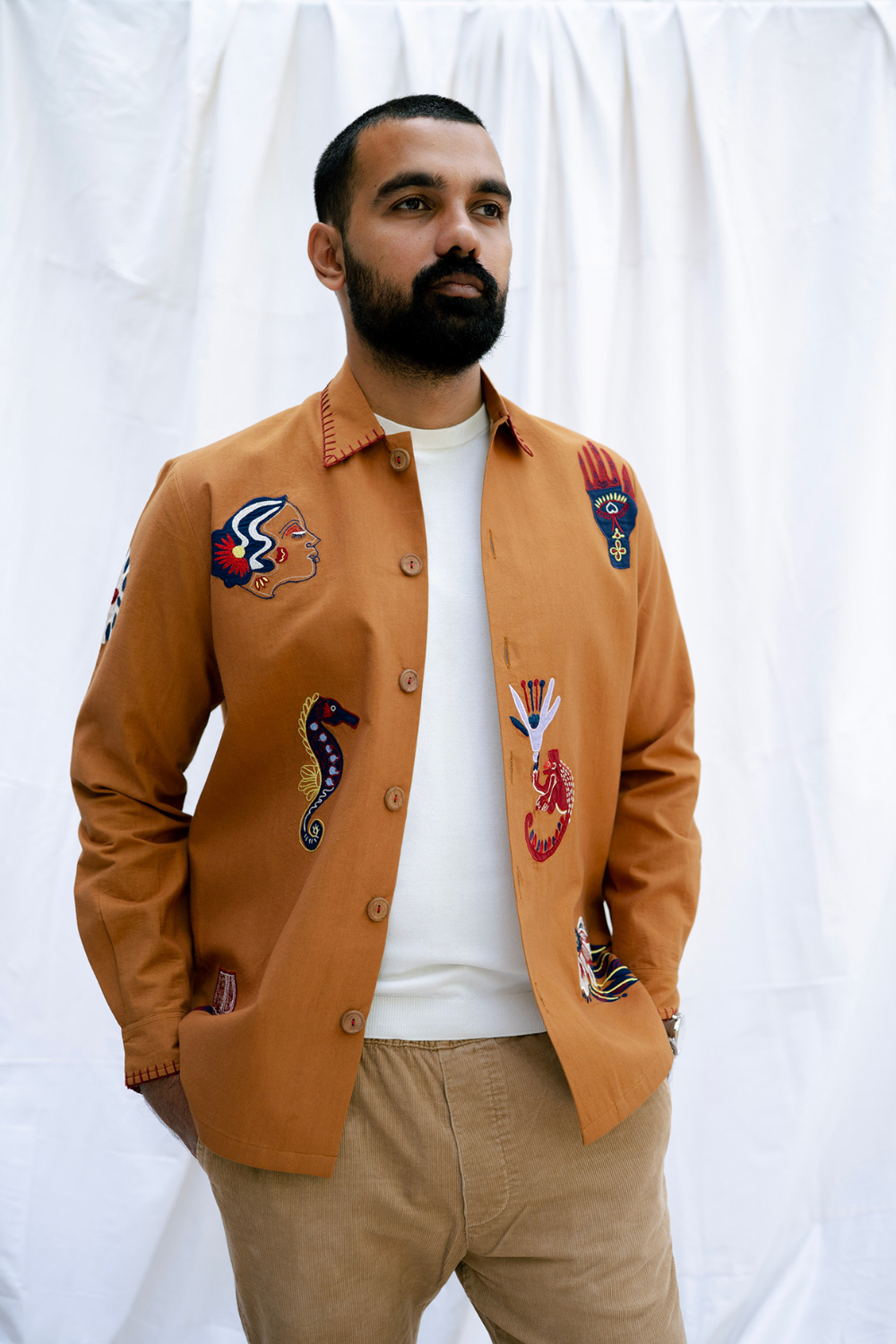 MAYAN APPLIQUE JACKET