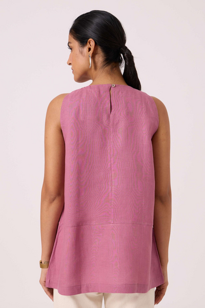 Eyre Lilac Linen Top