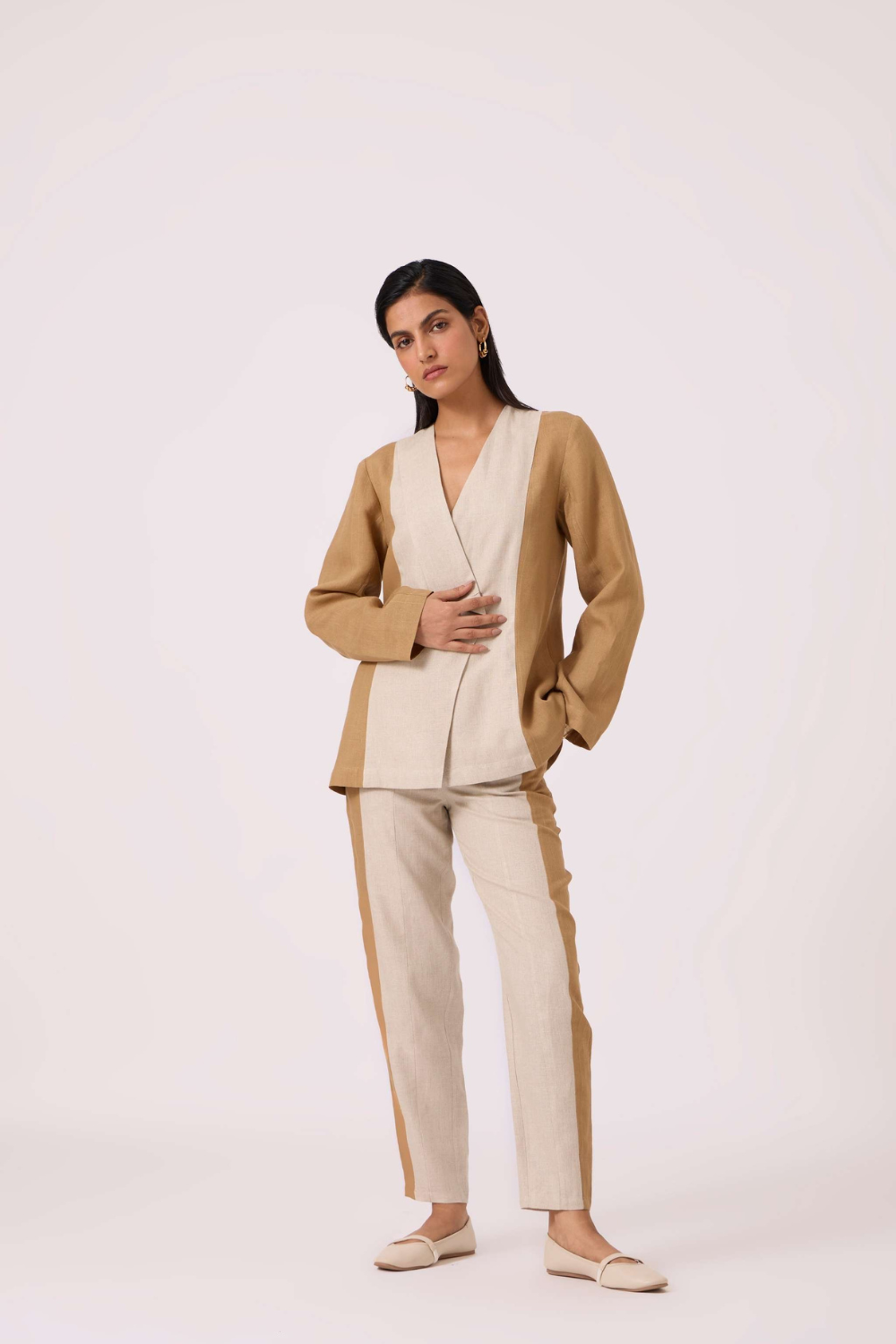 Dimtri Linen Panelled Set