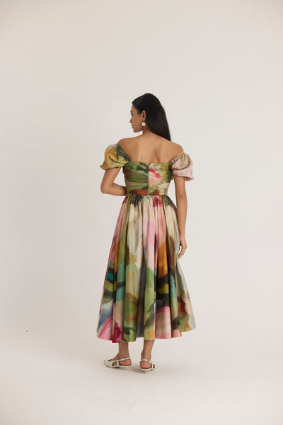 TILLY PUFF SLEEVE DRESS
