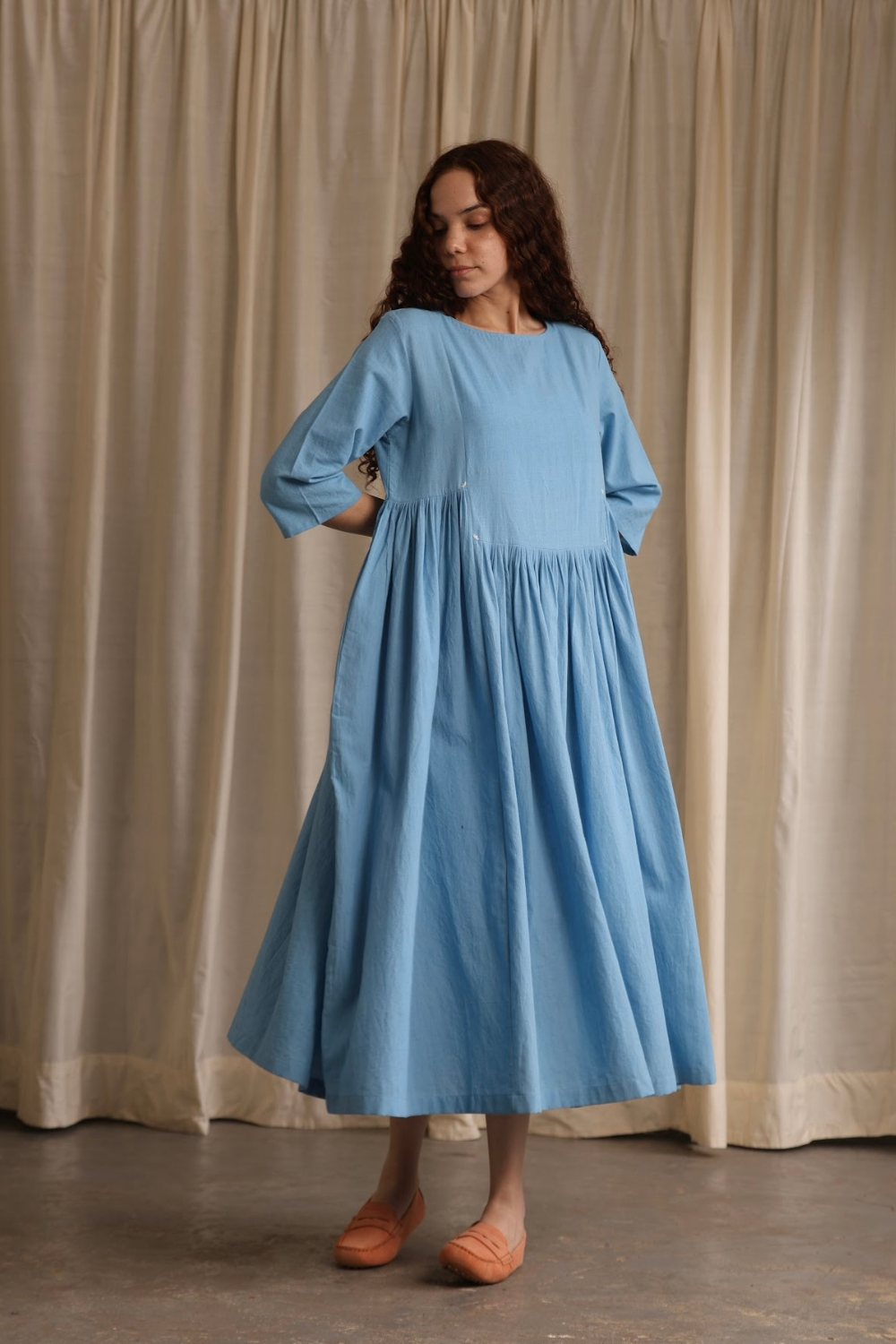 Bonnie Dress - Cornflower
