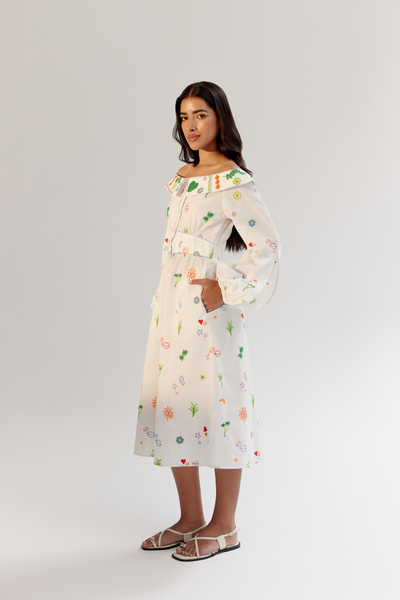 Sage Midi - White