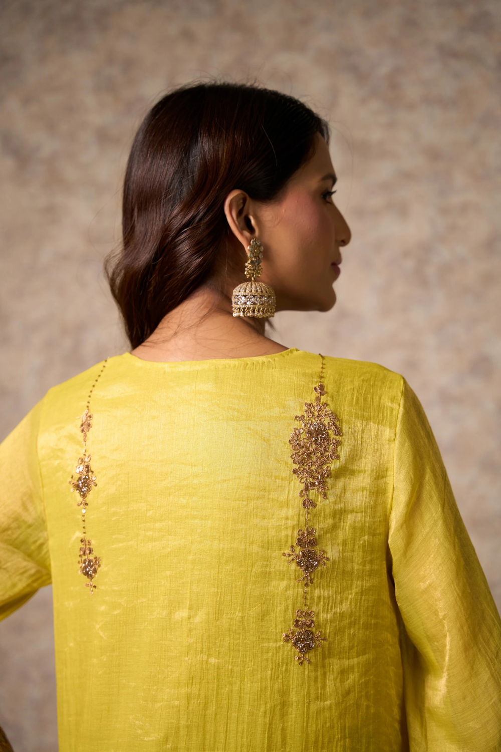 Zing Kurta Set - Yellow