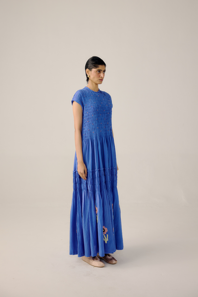 July Dress - Electric Blue