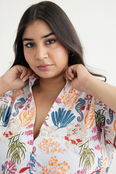 Ocean Heart Organic Cotton Dress